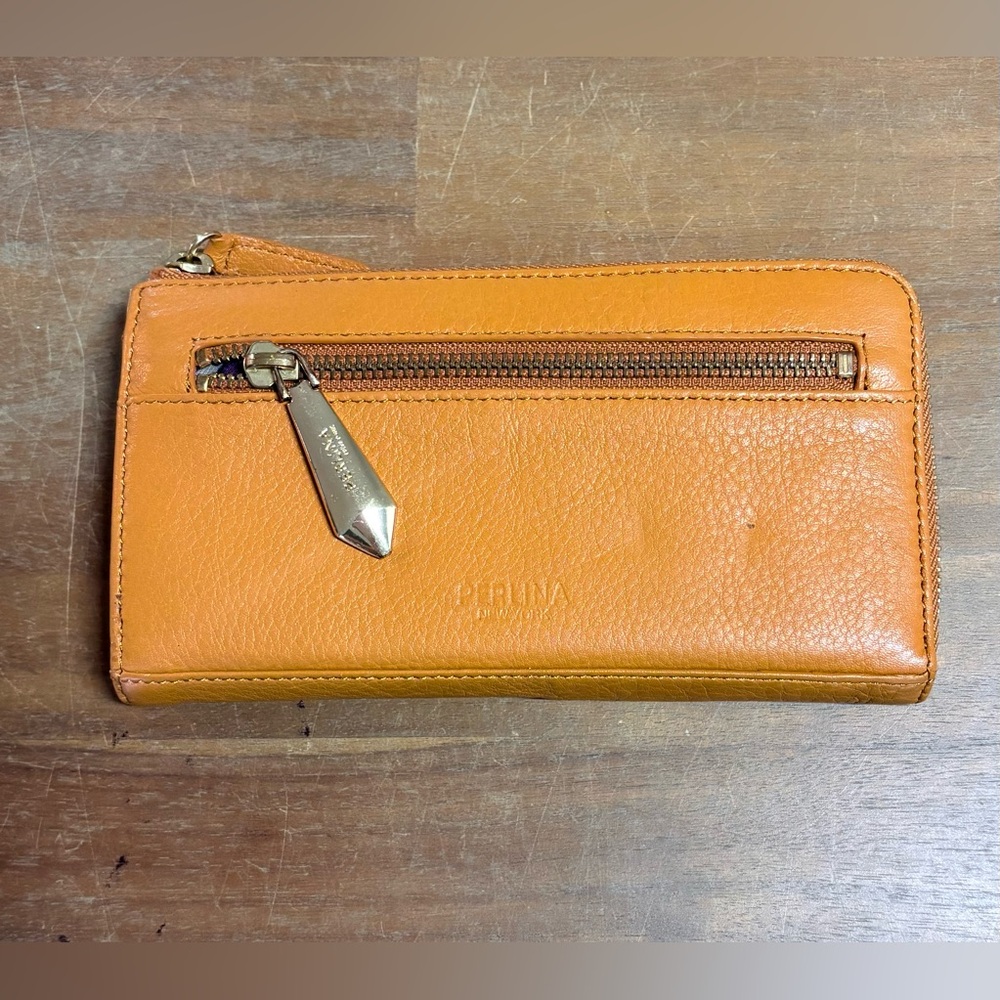 Perlina Tan Leather Women’s  Wallet